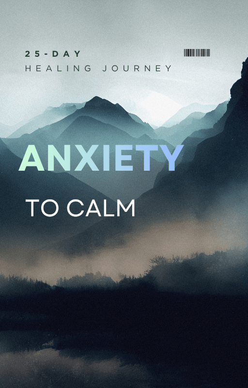 Morning card journaling printout for emotional healing — writing therapy prompts and mindfulness exercises from the Relieve App’s Anxiety to Calm journey